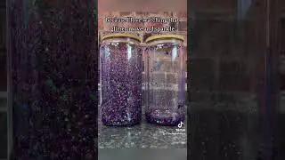 Magic Flow Snow Globe Solution comparison. Side by side view of OG and suspended.