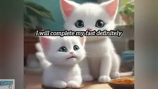Cat fasting story #aicat  #naturelovers#cutecat #animallover#nature#viralvideo#plantbabynaturelover