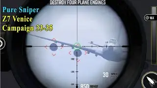 Pure Sniper Z7 Venice Level 33,34,35 | City Gun Shooting | How to play pure sniper