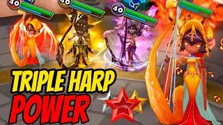 Triple Harp Magicians in Summoners War