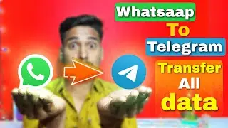 WhatsApp chat data telegram mein kaise transfer Karen | how to transfer whatsapp data to telegram
