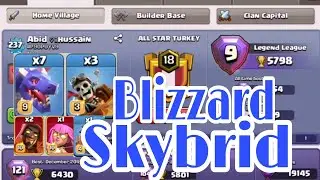Blizzard Skybrid  Strategy' Th14 Blizzard+Dragon +Dragon Rider Attacks Legend League
