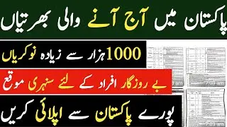 New jobs in pakistan 2023/