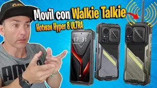 FUNCIONA!! Móvil con Walkie Talkie REAL, Hotwav Hyper 8 ULTRA, Super altavoz y Visión nocturna, WOW