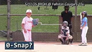 Travelball Highlights Full Game 10u Baseball  BROH v Fallston Cougars   rough patch pt  2