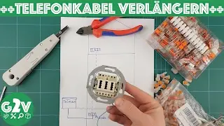 Telefonkabel verl&auml;ngern - Wago? L&uuml;sterklemmen? / 3M Scotchlok UY2-D / DSL / Telefondose / Anleitung