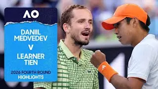 Daniil Medvedev v Learner Tien Highlights | Australian Open 2026 Fourth Round