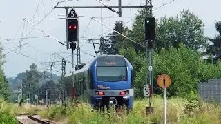 Heufeld mit Mangfalltal-Umleiter: EC mit GySEV/ROeEE Taurus-Lok, Meridian-Z&uuml;ge (3x6- & 1x3-Teiler)