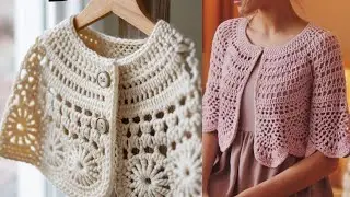 Стильные вязаные крючком женские пончо | Простые, модные и уютные идеи для образов