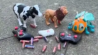 Remote Control Cow🐄Lion🦁and bee cogs🐝 Unboxing