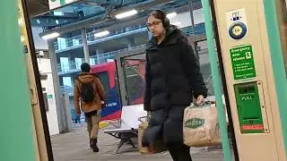 Journey on the Docklands Light Railway B07 Stock to Bank
