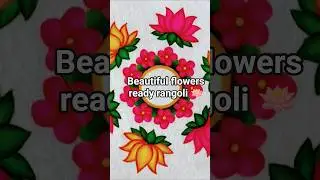 beautiful #8flowers patch🌼 handmade #ready rangoli patch# order available 🪷