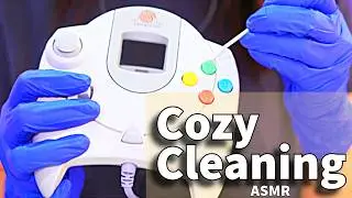 ASMR 🎮 Deep Cleaning Your Favorite Controllers (Sega, PS3, Xbox 360, SNES) Whispered