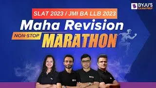 SLAT 2023/JMI Law Maha Revision( Non-Stop) | SLAT 2023 Complete Syllabus Revision | SLAT Marathon