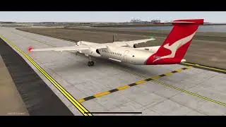 DH8D QantasLink departing 🛫 from SYD airport ✈️✈️ World of Airports 