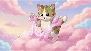 Season 3, Ep.1: Marshmallow Cloud Sea #leichacat #cutcat #cartoon #funny