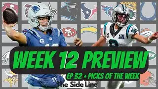 Week 12 NFL Preview | Starts & Sits Fantasy Football + Matchup Breakdowns & Predictions