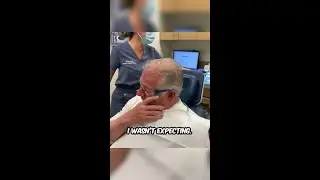 Patient Breaks Down Seeing His New Smile for the First Time #shorts