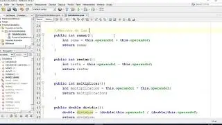 Proyecto Básico POO Tareas básicas de una Calculadora en Java