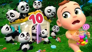 Ten Little Pandas | Baby Learns to Count + More Lalafun Nursery Rhymes & Kids Songs
