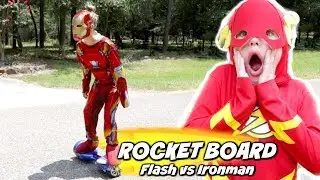 The Rocket Board: Flash vs Ironman Race games Edition