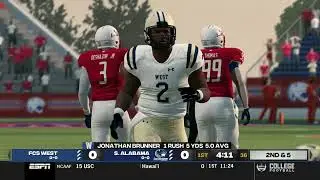 NCAA 14 SOUTHERN ALABAMA DYNASTY EP. 1 SCHOOL RECORD????