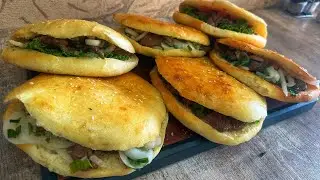 Нан кебаб. Узбекский бургеры.Burger