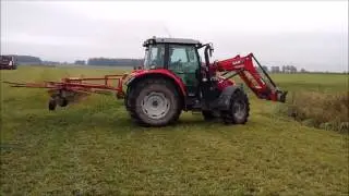Sianokiszonka 5 ty pokos MF 5460 i 5609 MX unia Tister