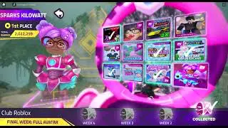 Roblox Metaverse Champions Hub collecting the MVP Launcher Box Chest and seeing the Leaderboard!