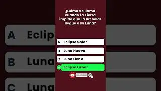 10 Preguntas DIF&Iacute;CILES de Cultura General CON OPCIONES #exam #test #quiz #tecnologia #viral