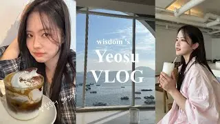 여수VLOG | 여수 맛도리 여행 🌊 | 덕일감자국  | 브라운아워 | 게로스커피 | 3대여수딸기모찌 | 광양밤바다 |  여수서시장 | 미평햄버거 | 돌산스타벅스