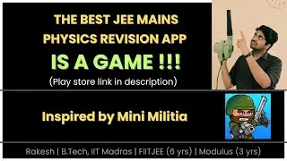 FORMULA RACING App DEMO: The best JEE Mains Physics revision App