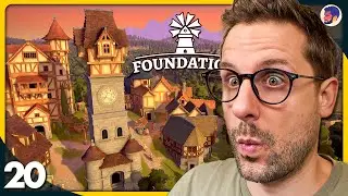 Der grosse Stadtturm und der nervige K&ouml;nig! | Let's Play Foundation Deutsch | 020