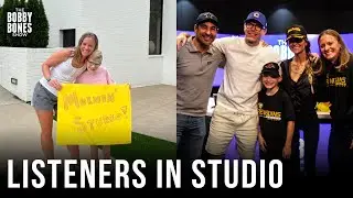 Listener Krista & Nicholas Waited Outside Studio, Played Easy Trivia