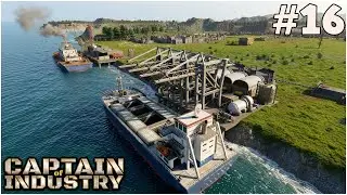 #16 NAVE MERCANTILE PER IMPORTARE CARBONE - CAPTAIN OF INDUSTRY - GAMEPLAY ITA