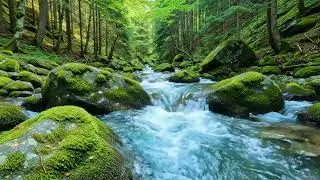 Relaxing Forest River Sounds 🌿 Gentle Flowing Water for Sleep, Meditation & Relaxation