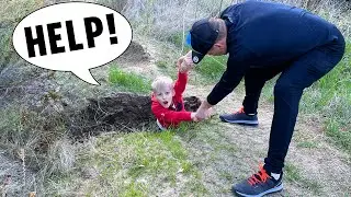 Stuck in a Sink Hole! Matt's Birthday Special!