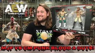 MJF vs CM Punk AEW Blood & Guts Unboxing & Review!