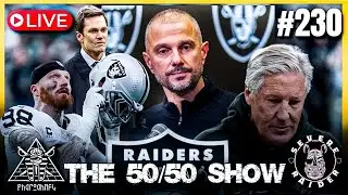 LIVE🚨50/50Show🏴‍☠️Pete Carroll fired, Maxx trade? #Raiders HC search, Latest #RaiderNation news
