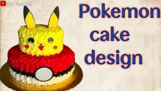 Pokemon cake design | new year special cake | birthday Pokemon cake 🎂