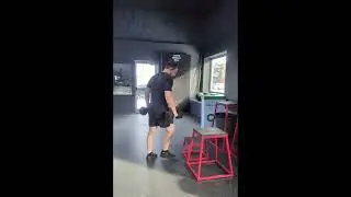 Box Drop Landing With Weight 