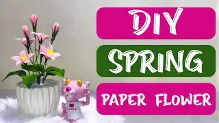 Spring Flower Paper / Paper Flower Tutorial / CAMSY ART