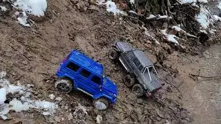 6&times;6 TRX6, TRX4, Axial winter crawling RC offroad  trophy в Измайлово 22.11.2020 ч.4