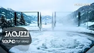 Sleep White Noise Jacuzzi | Snowy Hot Tub Water Sounds for Stress Relief & Rest