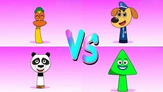 🎮 Incredibox Sprunki OC : Pato VS Sheriff Labrador VS Kung Fu Panda VS Triangle | Tiles Hop