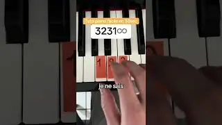 Tuto au piano en 30secondes chrono ! #piano #tuto #pianotutorial #musique