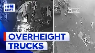 Sydney cracks down on over-height trucks | 9 News Australia
