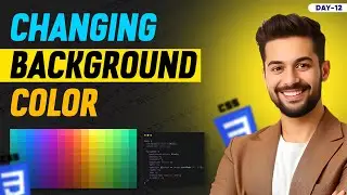 CSS Background-Color Property Explained | How to Set Background Colors in CSS | Day 12 Tutorial #css