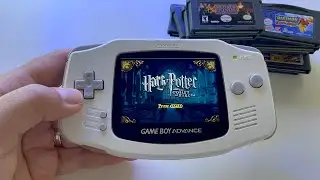 Harry Potter - the goblet of fire | Gameboy Advance (IPS display) gameplay