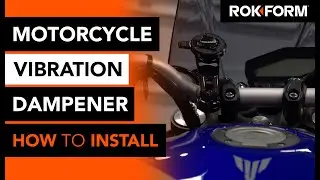 ROKFORM Motorcycle Mount Vibration Dampener Installation